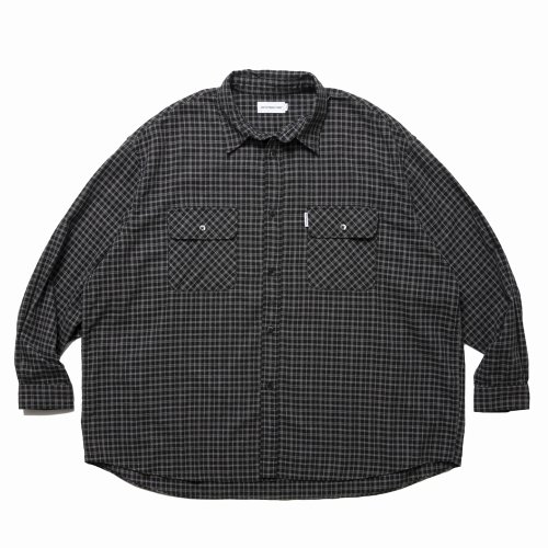 他の写真1: COOTIE PRODUCTIONS/Amundsen Check Oversized L/S Shirts（Black）［チェックオーバーサイズシャツ-25春夏］