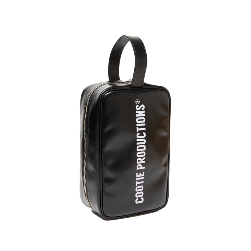 画像1: COOTIE PRODUCTIONS/Leather Kicks Bag（Black）［レザーキックスバッグ-25春夏］
