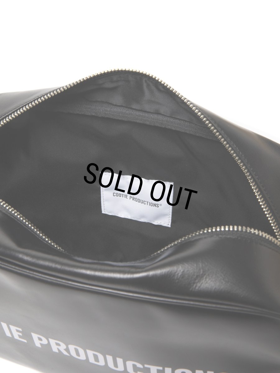 画像3: COOTIE PRODUCTIONS/Leather Kicks Bag（Black）［レザーキックスバッグ-25春夏］ (3)