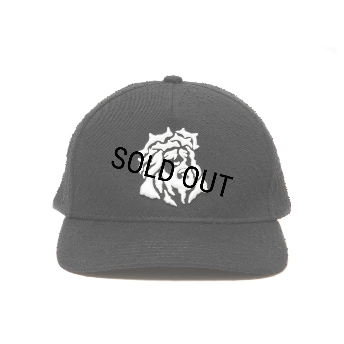 画像1: COOTIE PRODUCTIONS/Needle Punch Twill 5 Panel Cap（Black）［ニードルパンチツイル5パネルキャップ-25春夏］ (1)