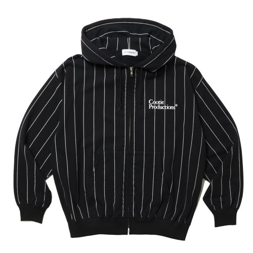他の写真1: COOTIE PRODUCTIONS/Allover Print Open End Yarn Sweat Zip Hoodie（Black）［ストライプスウェットジップフーディー-25春夏］