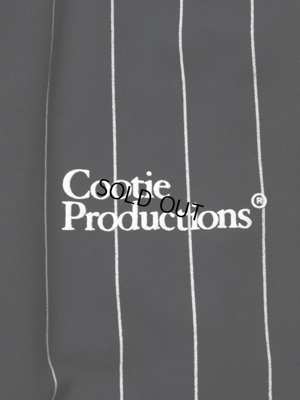 画像3: COOTIE PRODUCTIONS/Allover Print Open End Yarn Sweat Easy Pants（Black）［ストライプスウェットイージーパンツ-25春夏］