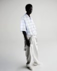 画像4: COOTIE PRODUCTIONS/Allover Print Open End Yarn Sweat Easy Pants（Oatmeal）［ストライプスウェットイージーパンツ-25春夏］ (4)
