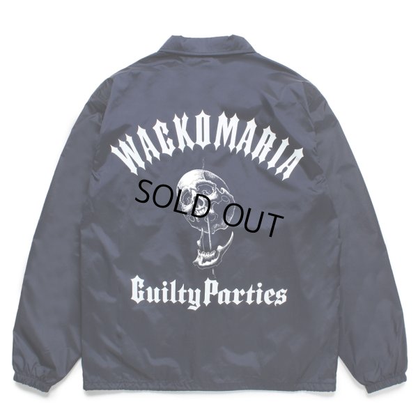 画像1: WACKO MARIA/56 TATTOO STUDIO / COACH JACKET（NAVY）［コーチJKT-25春夏］
