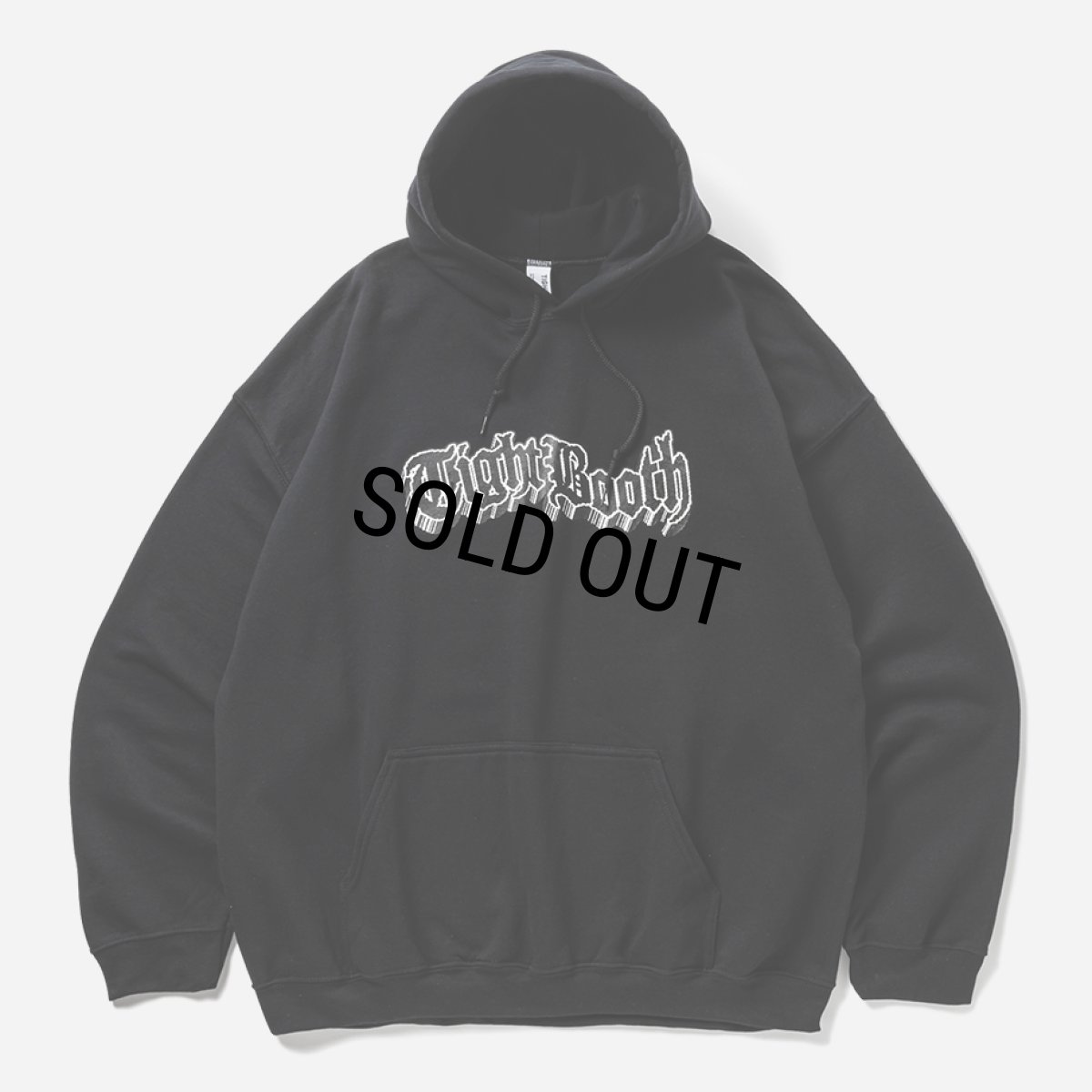 画像1: 【30％OFF】TIGHTBOOTH/3D LOGO HOODED SWEAT SHIRT（Black）［プルオーバーパーカー-25春夏］ (1)