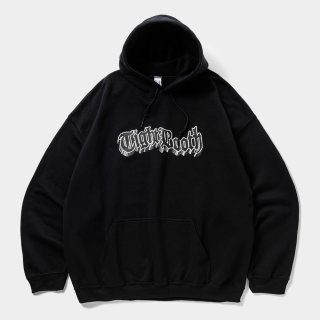 30％OFF】TIGHTBOOTH/3D LOGO HOODED SWEAT SHIRT（Black）［プル