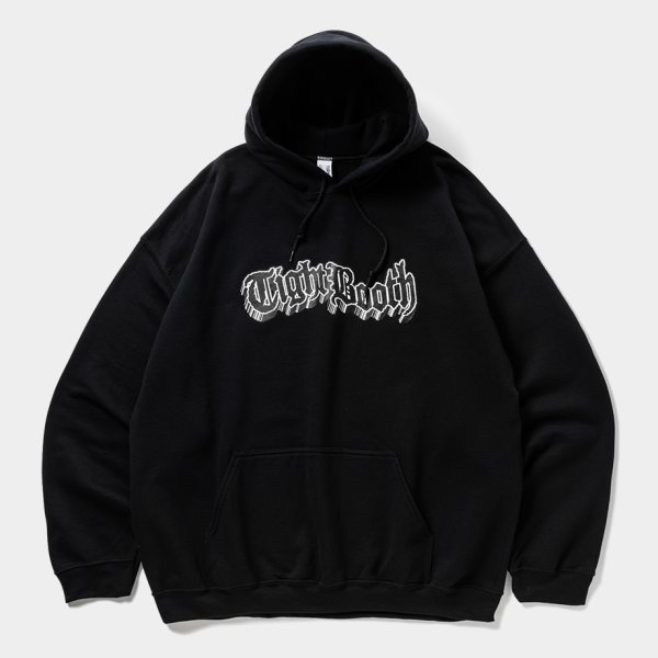 画像1: TIGHTBOOTH/3D LOGO HOODED SWEAT SHIRT（Black）［プルオーバーパーカー-25春夏］