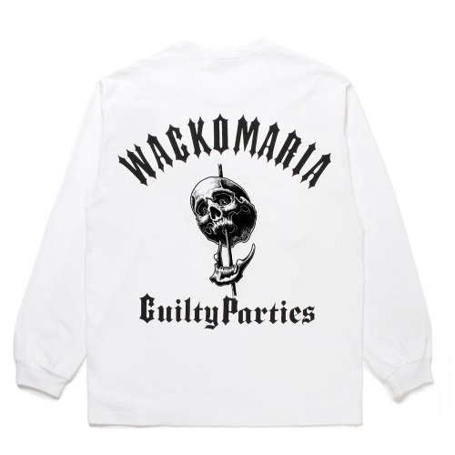 他の写真2: WACKO MARIA/56 TATTOO STUDIO / WASHED HEAVY WEIGHT LONG SLEEVE T-SHIRT（WHITE）［プリント長袖T-25春夏］