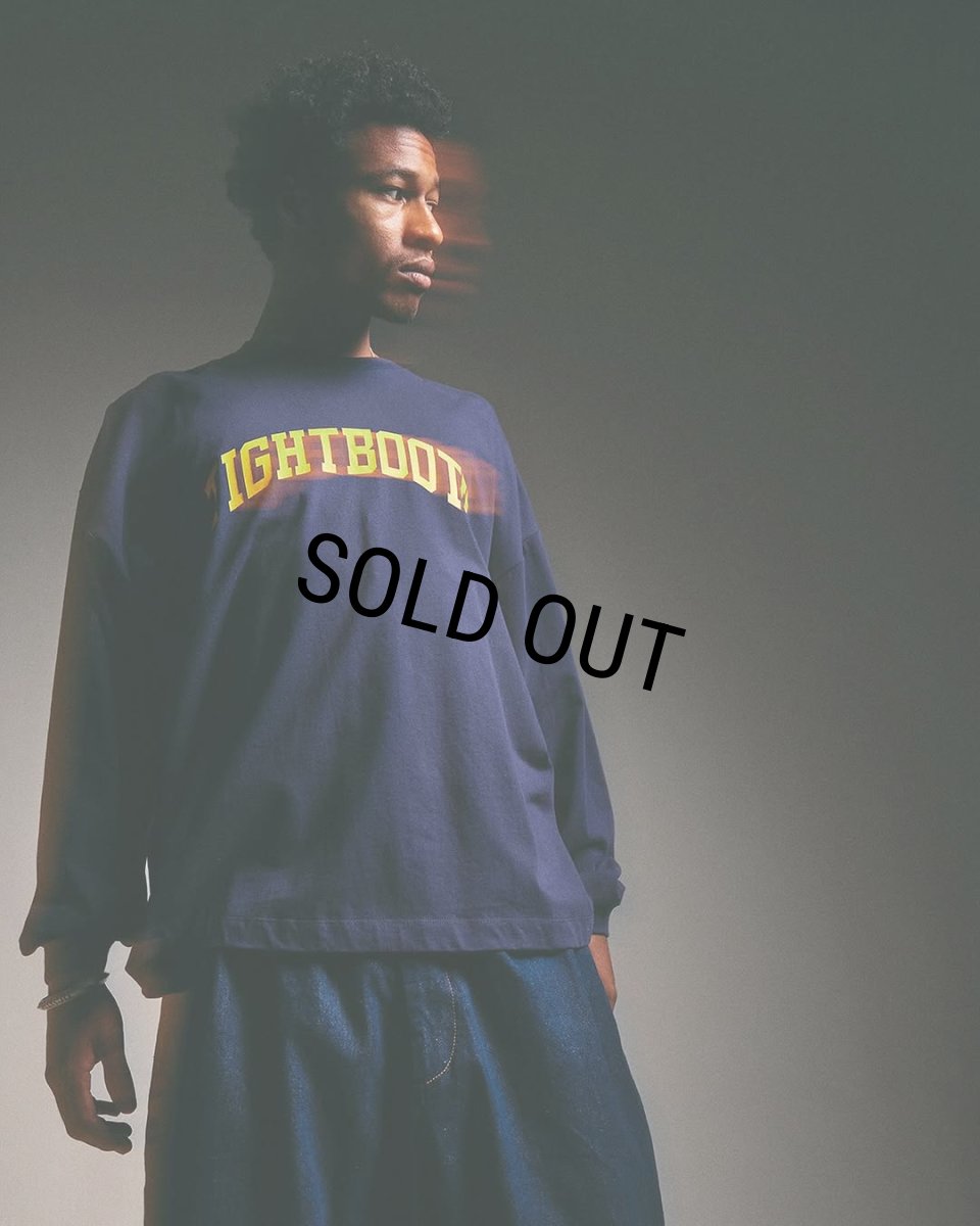 画像3: 【30％OFF】TIGHTBOOTH/COLLEGE L/S T-SHIRT（White）［プリント長袖T-25春夏］ (3)