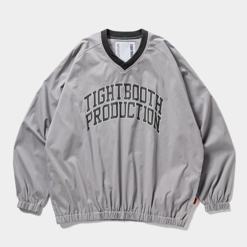 他の写真1: TIGHTBOOTH/COLLEGE WIND SHIRT（Grey）［ウィンドシャツ-25春夏］