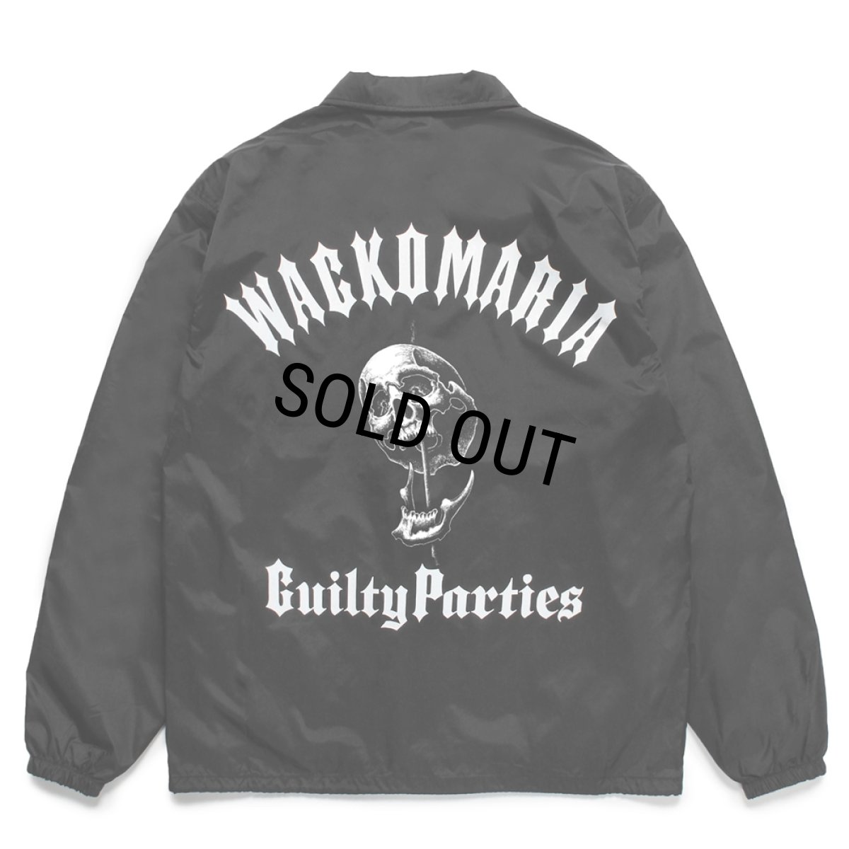 画像1: WACKO MARIA/56 TATTOO STUDIO / COACH JACKET（BLACK）［コーチJKT-25春夏］ (1)