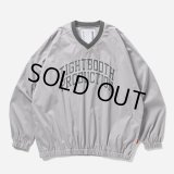 【30％OFF】TIGHTBOOTH/COLLEGE WIND SHIRT（Grey）［ウィンドシャツ-25春夏］