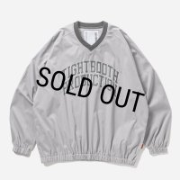 【30％OFF】TIGHTBOOTH/COLLEGE WIND SHIRT（Grey）［ウィンドシャツ-25春夏］