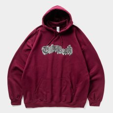 画像1: TIGHTBOOTH/3D LOGO HOODED SWEAT SHIRT（Burgundy）［プルオーバーパーカー-25春夏］ (1)