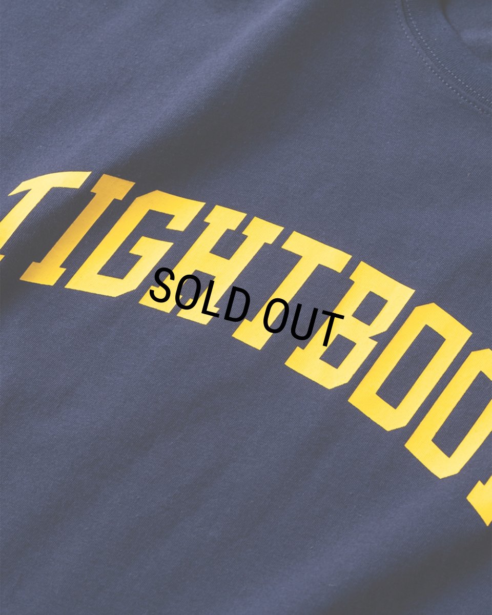 画像3: TIGHTBOOTH/COLLEGE L/S T-SHIRT（Navy）［プリント長袖T-25春夏］ (3)