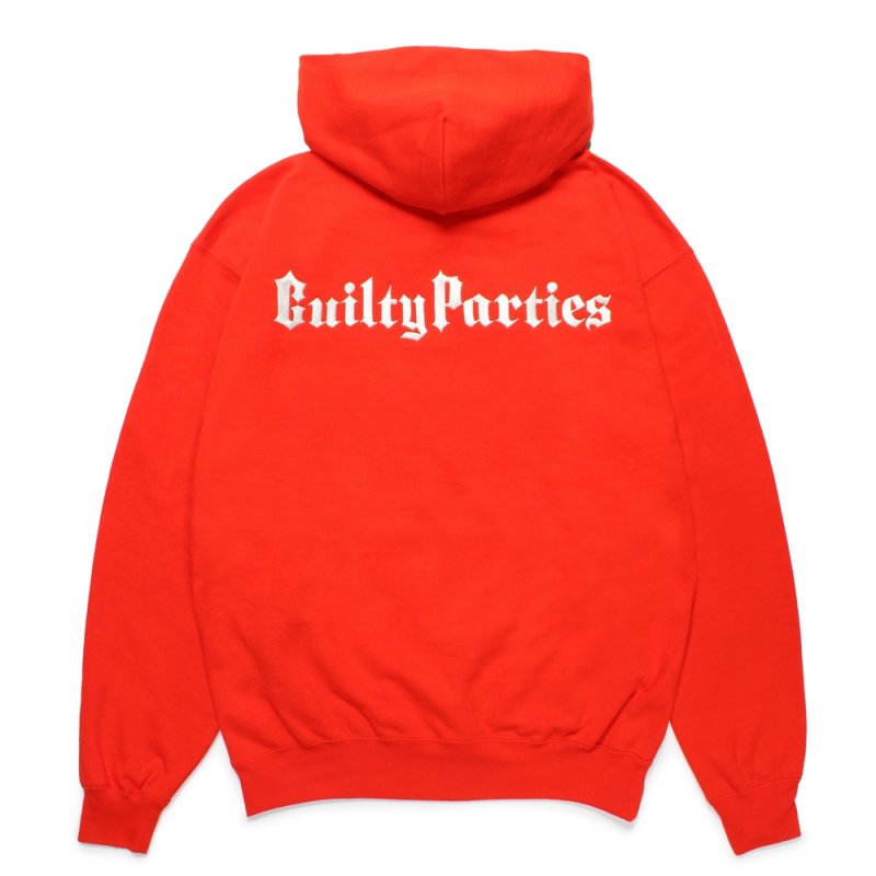 画像2: WACKO MARIA/HEAVY WEIGHT HOODED SWEAT SHIRT（RED）［プルオーバーパーカー-25春夏］