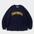 画像1: TIGHTBOOTH/COLLEGE L/S T-SHIRT（Navy）［プリント長袖T-25春夏］ (1)