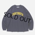 TIGHTBOOTH/COLLEGE L/S T-SHIRT（Navy）［プリント長袖T-25春夏］