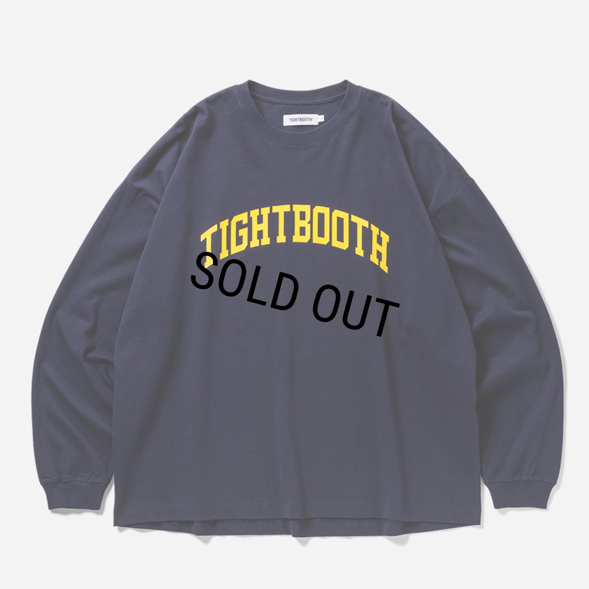 画像1: TIGHTBOOTH/COLLEGE L/S T-SHIRT（Navy）［プリント長袖T-25春夏］ (1)