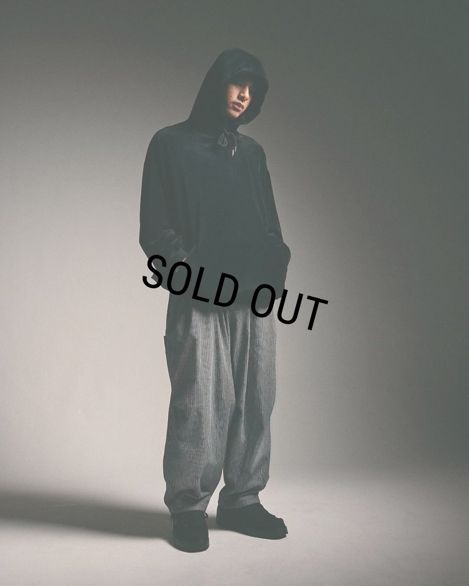 画像12: TIGHTBOOTH/HICKORY PAINTER BALLOON PANTS（Black）［ヒッコリーペインターバルーンパンツ-25春夏］ (12)