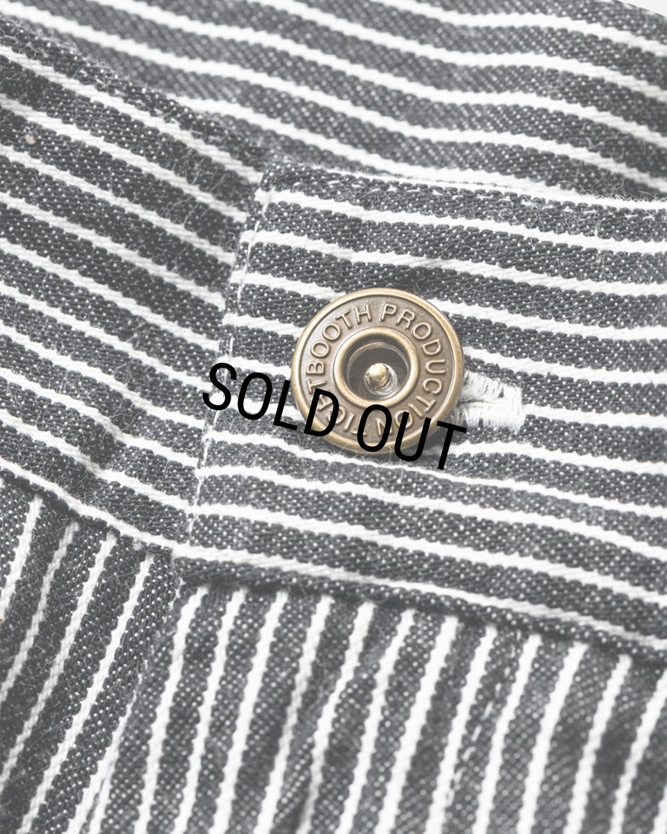 画像5: TIGHTBOOTH/HICKORY PAINTER BALLOON PANTS（Black）［ヒッコリーペインターバルーンパンツ-25春夏］ (5)