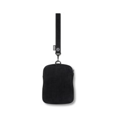 画像2: BlackEyePatch/OG LABEL STRAPPED CORDUROY POUCH（BLACK） (2)