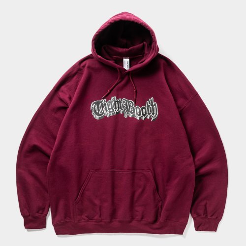 他の写真1: TIGHTBOOTH/3D LOGO HOODED SWEAT SHIRT（Burgundy）［プルオーバーパーカー-25春夏］