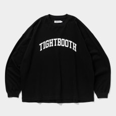 画像1: TIGHTBOOTH/COLLEGE L/S T-SHIRT（Black）［プリント長袖T-25春夏］ (1)