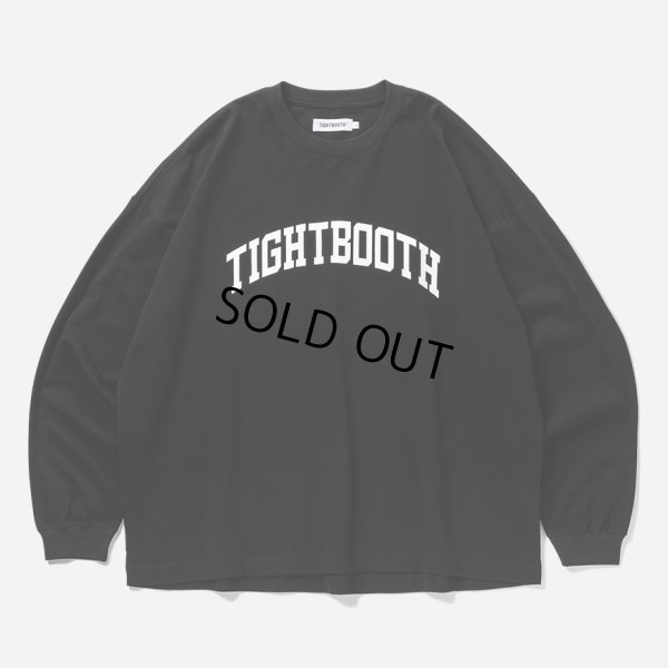 画像1: TIGHTBOOTH/COLLEGE L/S T-SHIRT（Black）［プリント長袖T-25春夏］
