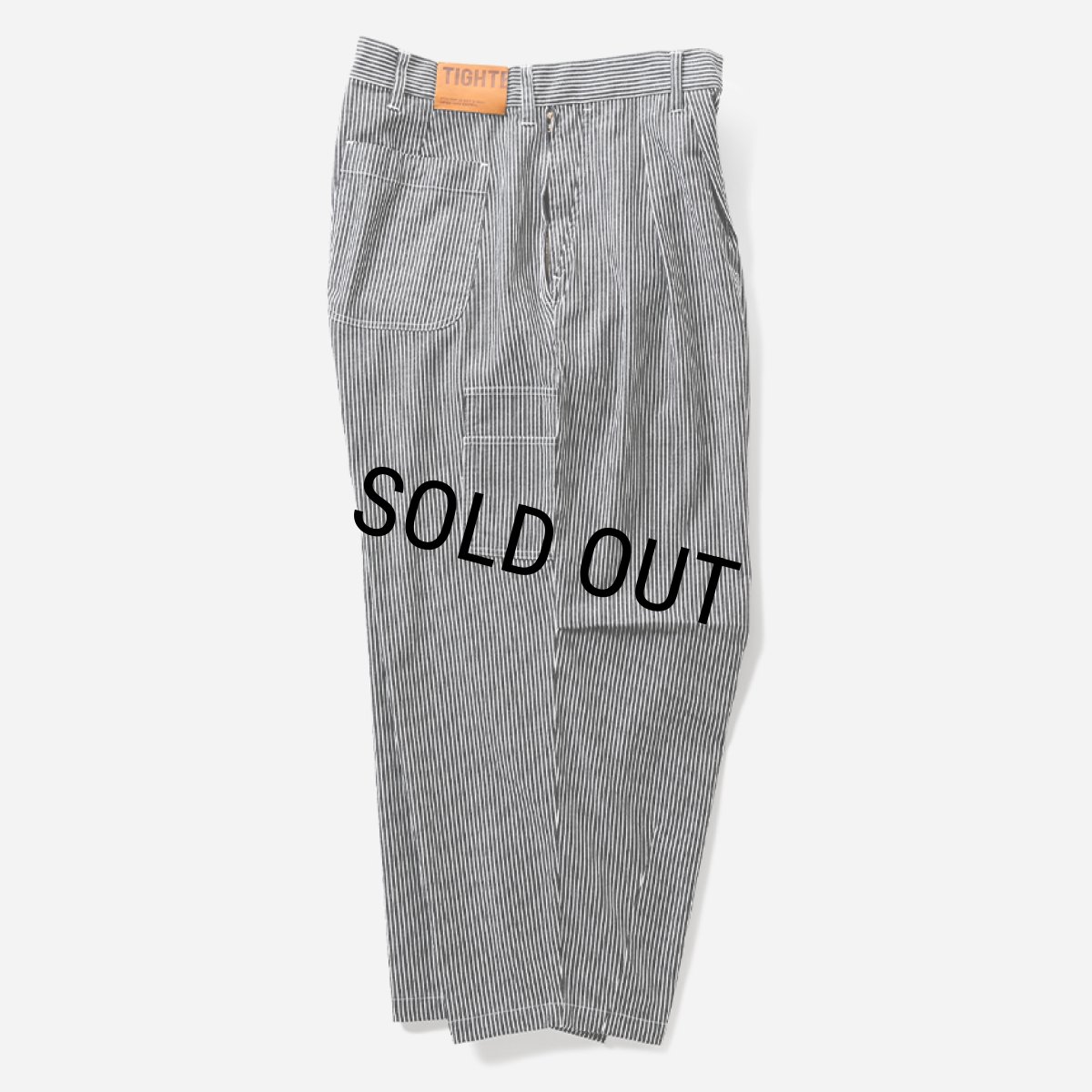 画像3: TIGHTBOOTH/HICKORY PAINTER BALLOON PANTS（Black）［ヒッコリーペインターバルーンパンツ-25春夏］ (3)