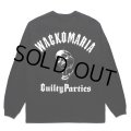 WACKO MARIA/56 TATTOO STUDIO / WASHED HEAVY WEIGHT LONG SLEEVE T-SHIRT（BLACK）［プリント長袖T-25春夏］