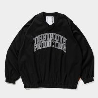 TIGHTBOOTH/COLLEGE WIND SHIRT（Black）［ウィンドシャツ-25春夏］