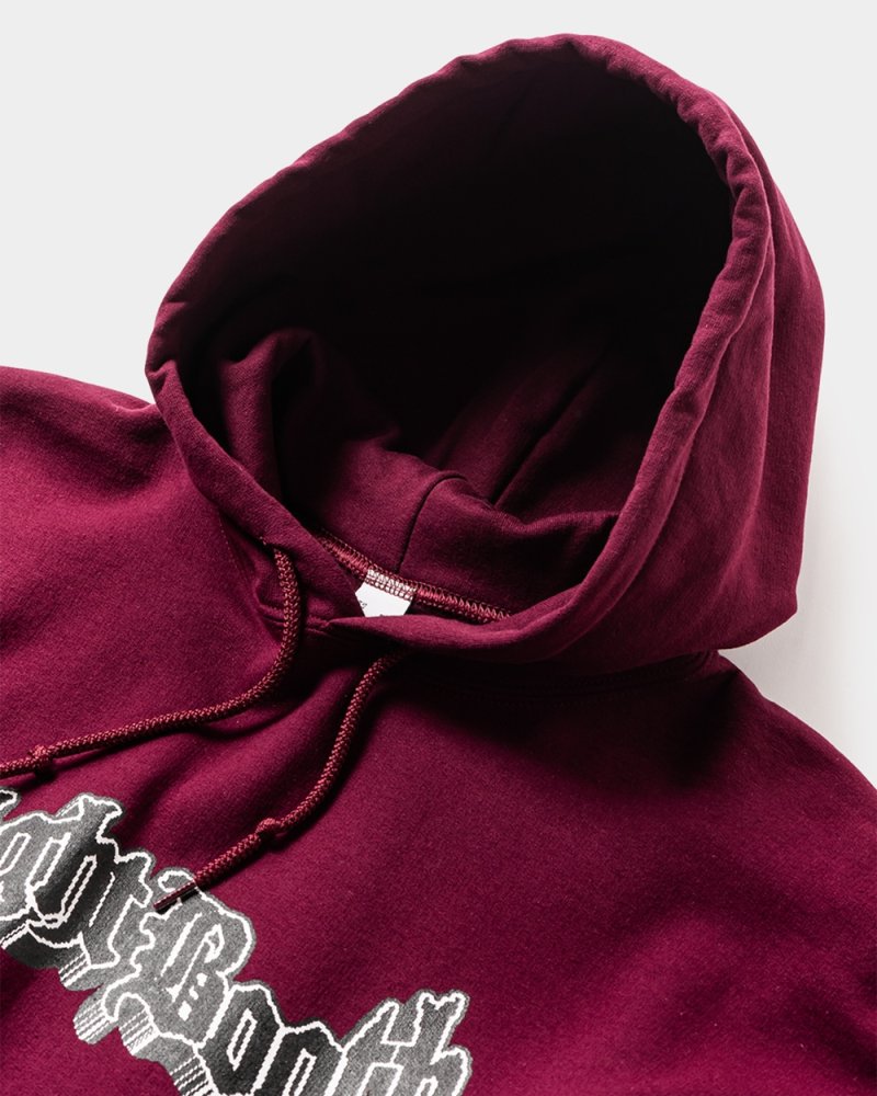 画像2: TIGHTBOOTH/3D LOGO HOODED SWEAT SHIRT（Burgundy）［プルオーバーパーカー-25春夏］