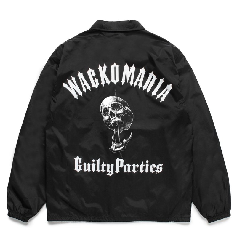 画像2: WACKO MARIA/56 TATTOO STUDIO / COACH JACKET（BLACK）［コーチJKT-25春夏］