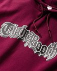 画像3: TIGHTBOOTH/3D LOGO HOODED SWEAT SHIRT（Burgundy）［プルオーバーパーカー-25春夏］