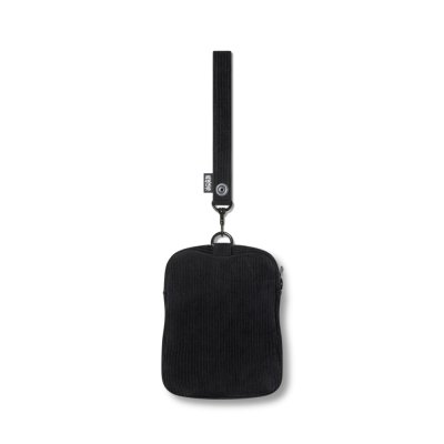 画像2: BlackEyePatch/OG LABEL STRAPPED CORDUROY POUCH（BLACK）