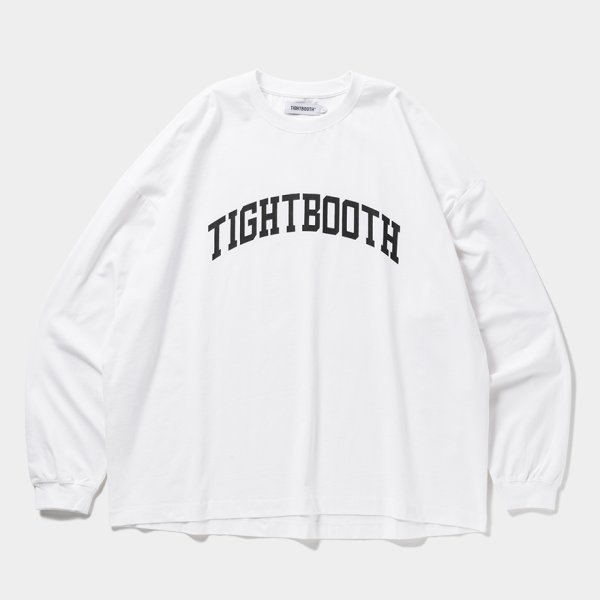 画像1: TIGHTBOOTH/COLLEGE L/S T-SHIRT（White）［プリント長袖T-25春夏］