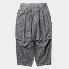 画像1: TIGHTBOOTH/HICKORY PAINTER BALLOON PANTS（Black）［ヒッコリーペインターバルーンパンツ-25春夏］ (1)