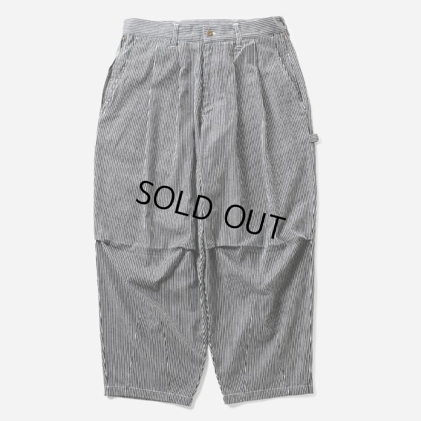 画像1: TIGHTBOOTH/HICKORY PAINTER BALLOON PANTS（Black）［ヒッコリーペインターバルーンパンツ-25春夏］