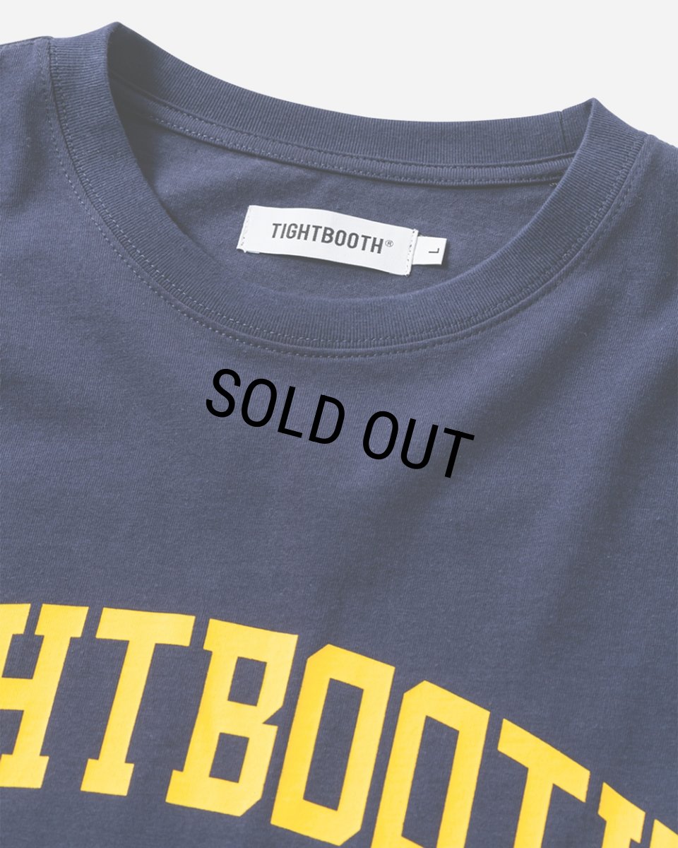 画像2: TIGHTBOOTH/COLLEGE L/S T-SHIRT（Navy）［プリント長袖T-25春夏］ (2)