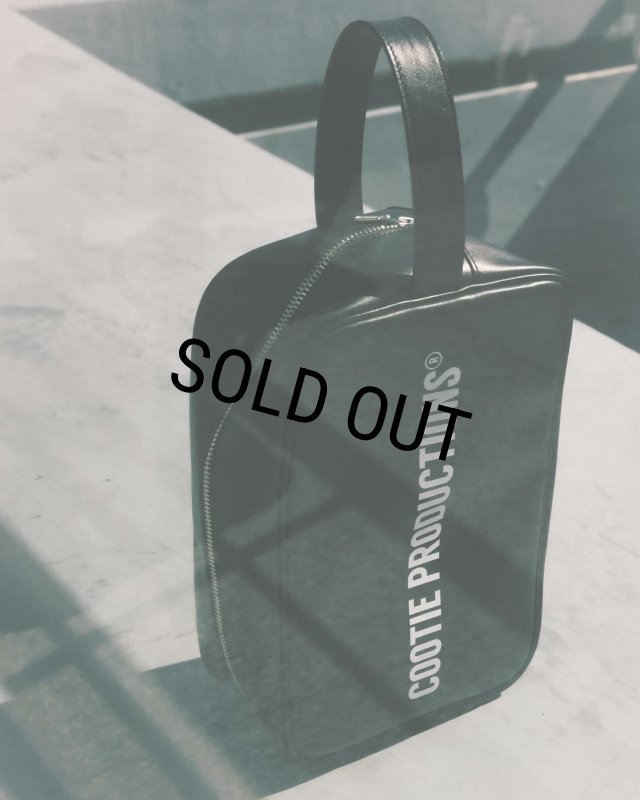 COOTIE PRODUCTIONS シューズバッグ　バッグ COOTIE PRODUCTIONS/Leather Kicks Bag（Black）［レザーキックス