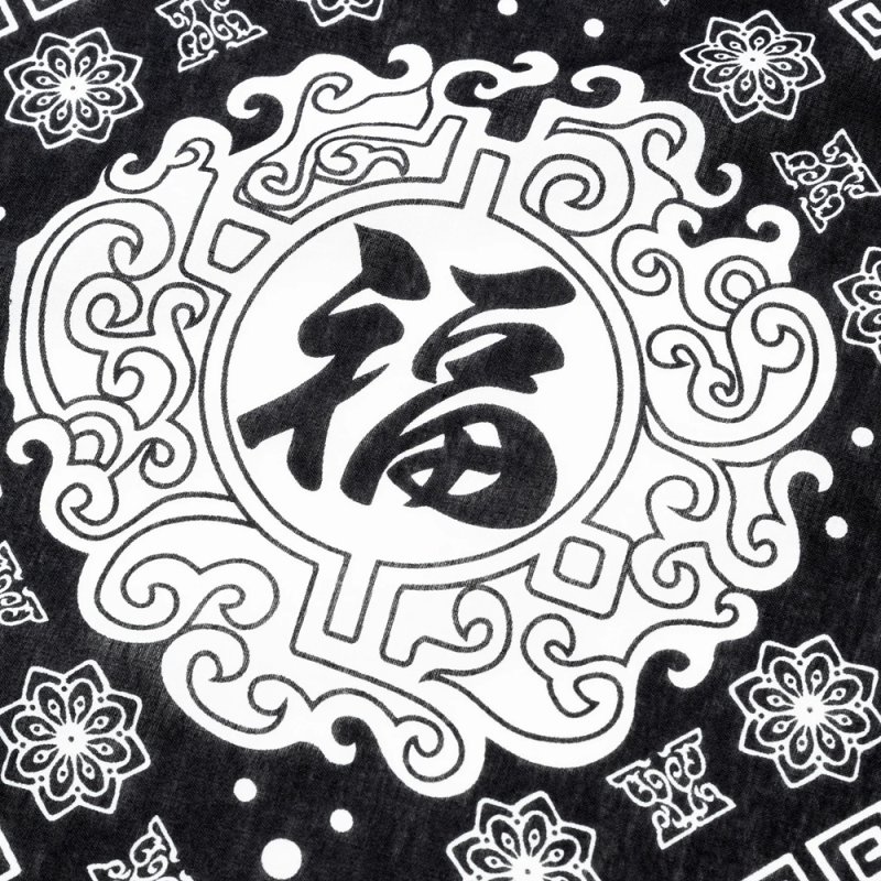 画像2: CALEE/MEXICAN TASTE JAPANESE FUKU BANDANNA（BLACK）［バンダナ-25春夏］