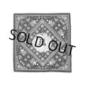 CALEE/MEXICAN TASTE JAPANESE FUKU BANDANNA（BLACK）［バンダナ-25春夏］