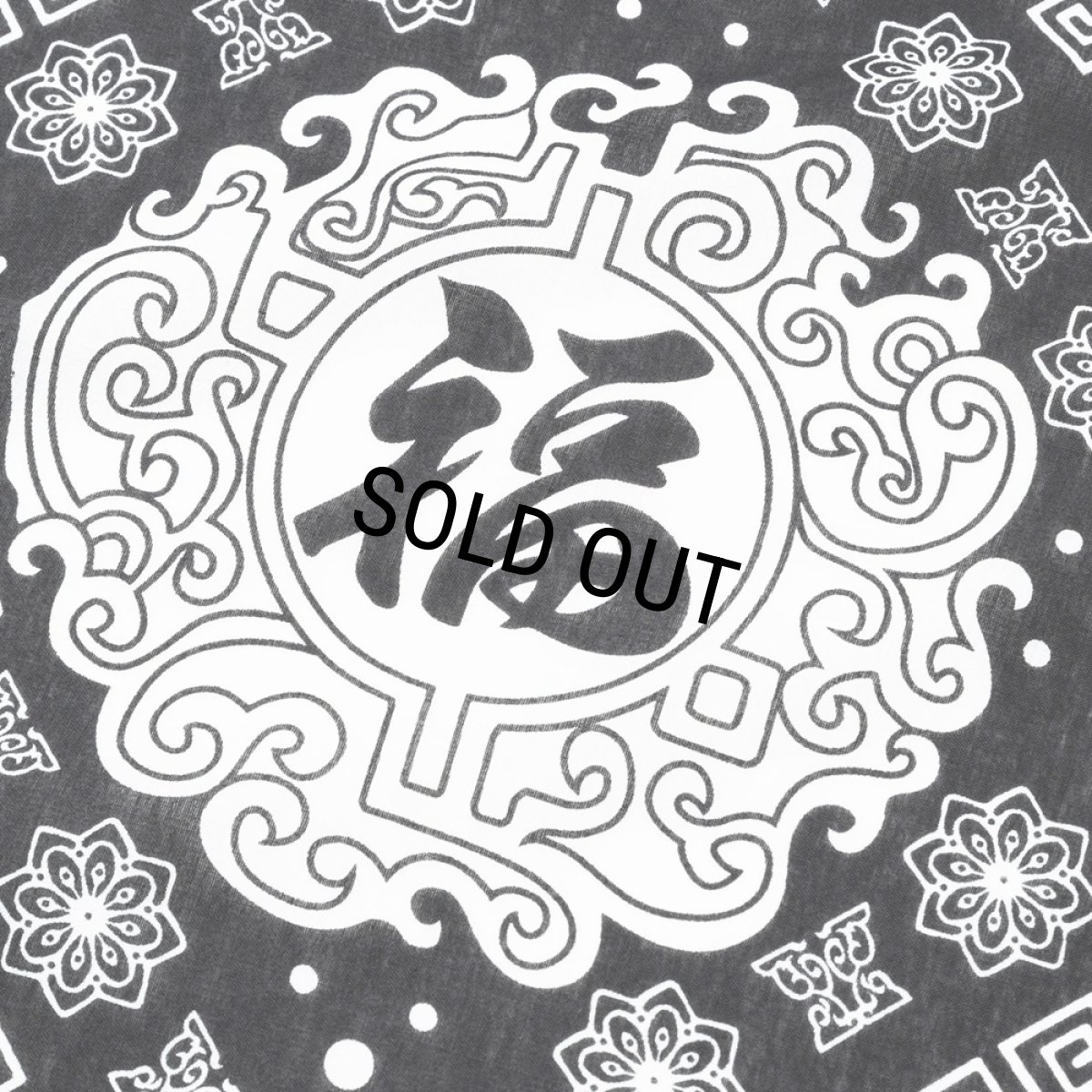 画像2: CALEE/MEXICAN TASTE JAPANESE FUKU BANDANNA（BLACK）［バンダナ-25春夏］ (2)