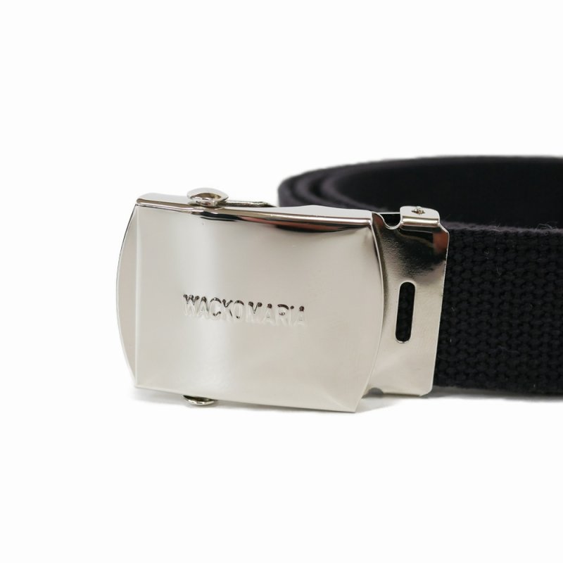 画像2: WACKO MARIA/GI BELT（BLACK）［GIベルト-25春夏］