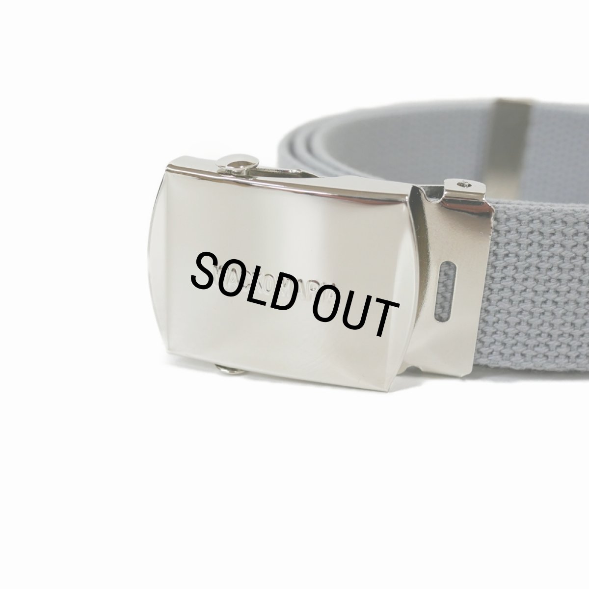 画像2: WACKO MARIA/GI BELT（GRAY）［GIベルト-25春夏］ (2)