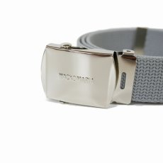 画像2: WACKO MARIA/GI BELT（GRAY）［GIベルト-25春夏］ (2)