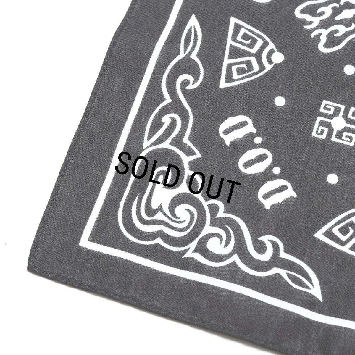 画像4: CALEE/MEXICAN TASTE JAPANESE FUKU BANDANNA（BLACK）［バンダナ-25春夏］ (4)