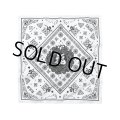 CALEE/MEXICAN TASTE JAPANESE FUKU BANDANNA（WHITE）［バンダナ-25春夏］