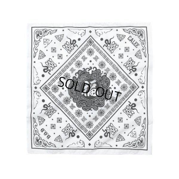 画像1: CALEE/MEXICAN TASTE JAPANESE FUKU BANDANNA（WHITE）［バンダナ-25春夏］